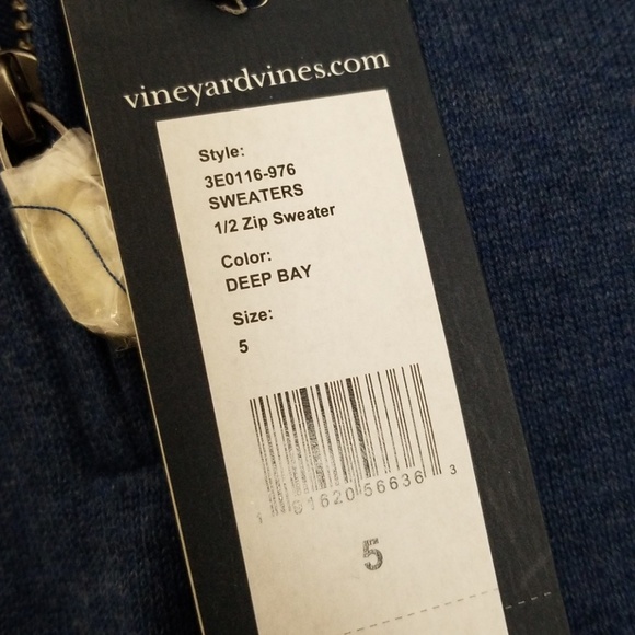 16 Sweater Vineyard Vine Pullover - Picture 3 of 4